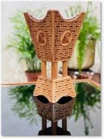 Al-Warda Falcon Head Carving Mitkan