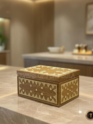 Arabic Decorated Wooden Box