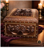 3D Carved Wooden Box