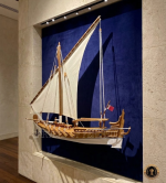 Battil Half Section Wall Hanged Wooden Dhow