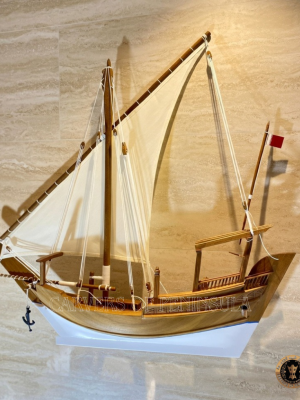 Boum Half Section Hanged Wooden Dhow
