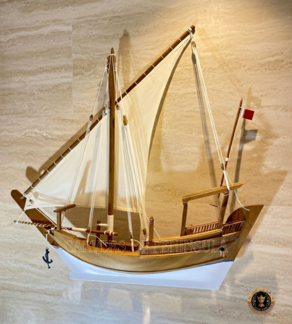 Boum Half Section Hanged Wooden Dhow