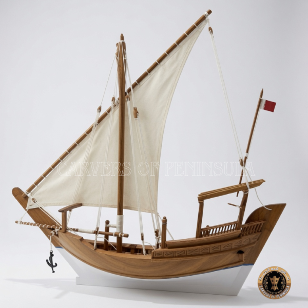 Boum Half Section Hanged Wooden Dhow