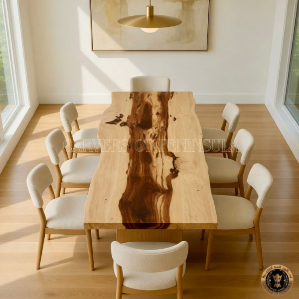 Tamarind Wood Live Edge Dining Table