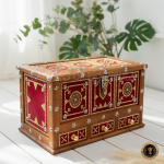 Leather Wrapping Wooden Box