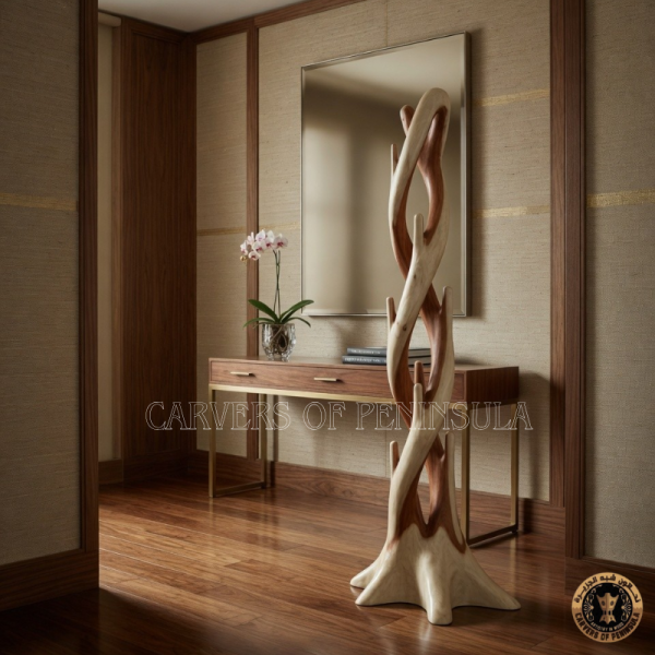 Mahogany Wood Coat Hanger