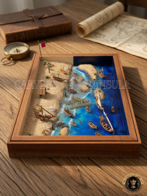 Epoxy Resin Dhow Art Work
