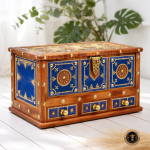 Leather Wrapping Wooden Box