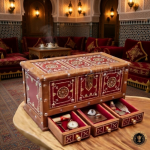 Leather Wrapping Wooden Box