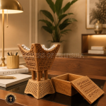 Mahafiz & Dirih Carved Teak Wood Combo Set