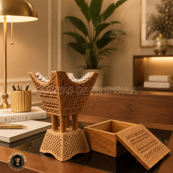 Mahafiz & Dirih Carved Teak Wood Combo Set