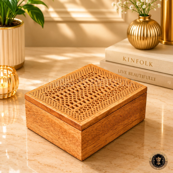 Mahafiz & Dirih Carved Teak Wood Combo Set