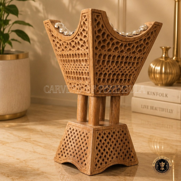 Mahafiz & Dirih Carved Teak Wood Combo Set