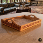 Meshed Shajara Pattern Wooden Combo Set