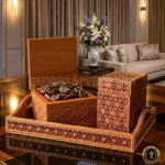 Meshed Shajara Pattern Wooden Combo Set – Elegant Heritage Collection