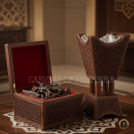 Sapele Wood Mitkan & Storage Box Combo