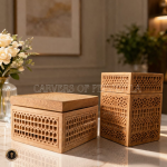 Mahafiz carving Teak Wooden Combo Set