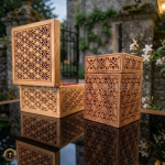 Meshed Shajara Pattern Wooden Combo Set – Elegant Heritage Collection