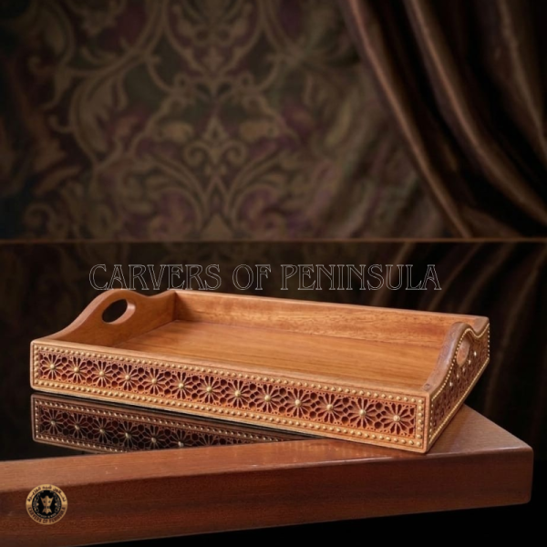 Meshed Shajara Pattern Wooden Combo Set – Elegant Heritage Collection