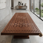 Premium Sapele wood 8-Seater Dining Table