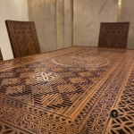 Premium Sapele wood 8-Seater Dining Table