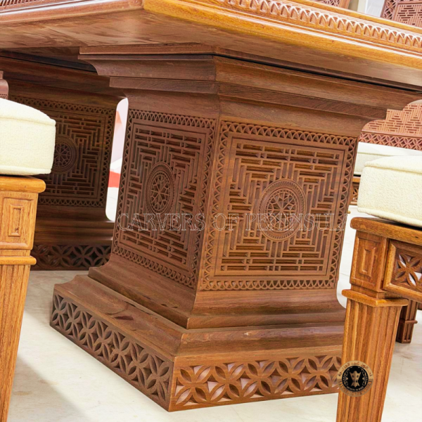 Premium Sapele wood 8-Seater Dining Table
