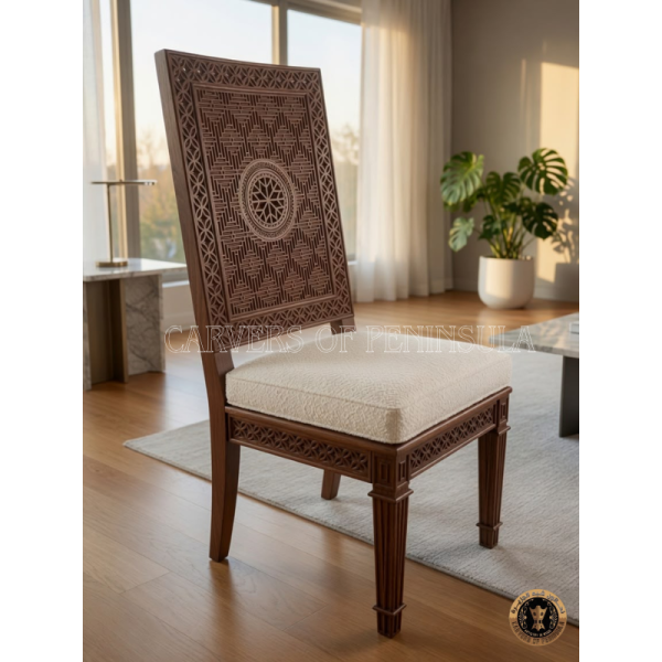 Premium Sapele wood 8-Seater Dining Table