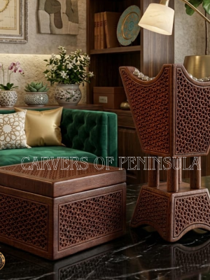 Sapele Wood Mitkan & Storage Box Combo